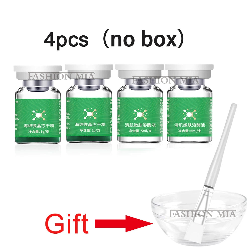 Algae Peeling Whitening Melasma Peel Kit Natural Seaweed Bone Plant Extract Mask Rejuvenation Moisturize Facial Skin Care
