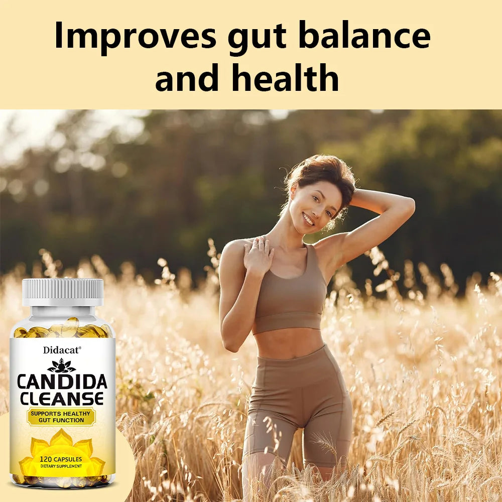 Candida Cleanse, Gut Health Supplement