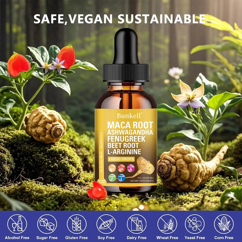 Organic Maca Root Liquid Drops