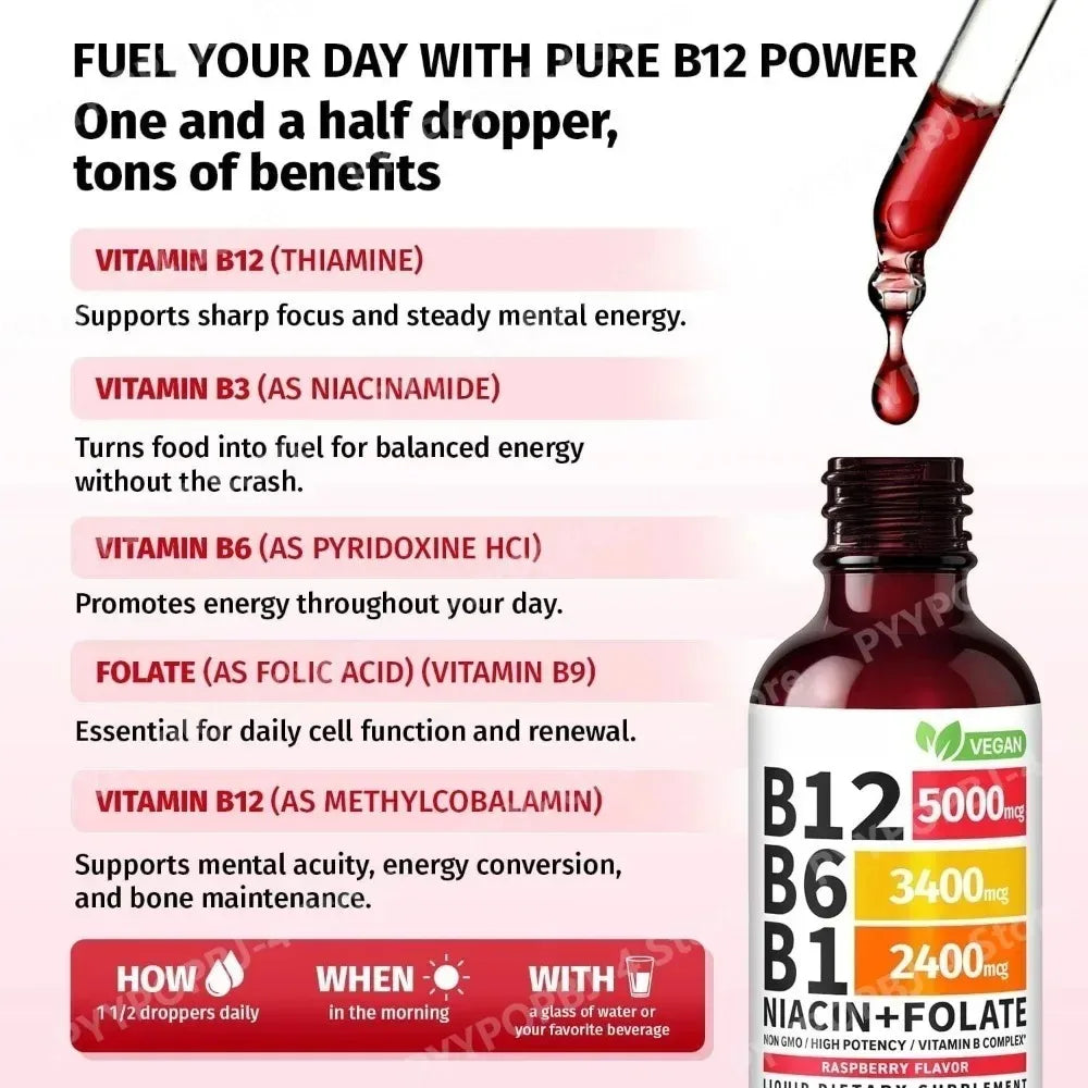 Vitamin B12 B6 Liquid Drops